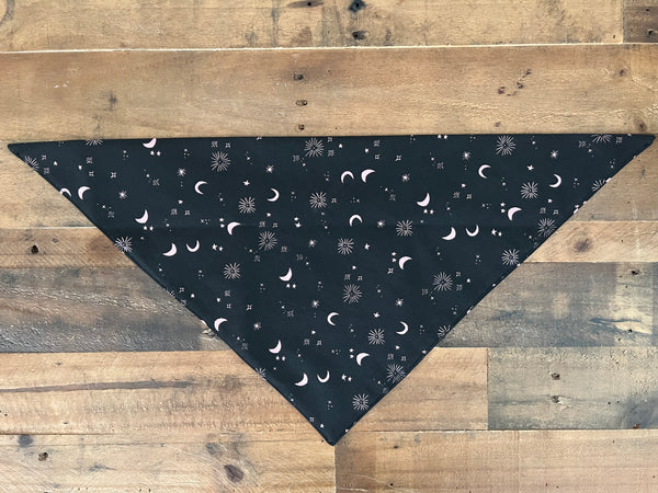 Halloween Pink Starry Night Dog Bandana