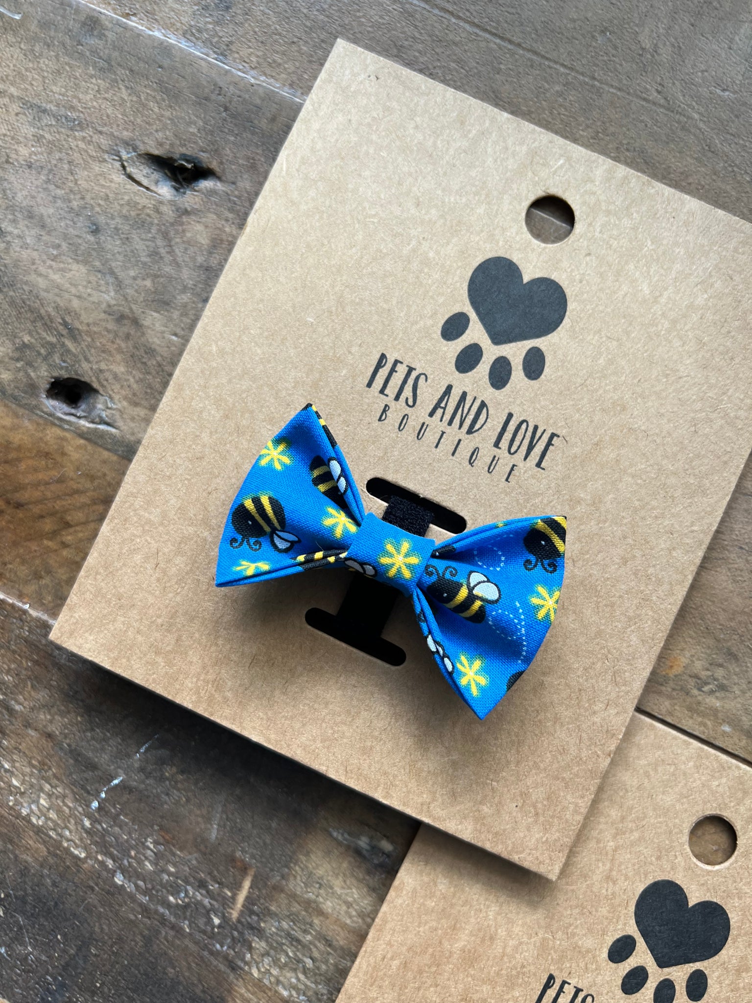 Bees Dog Bow Tie