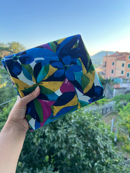 Blue Flowers Dog Bandana