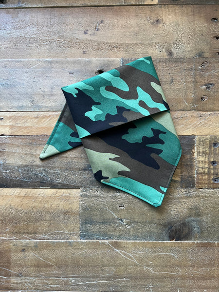 camouflage patterned Dog Bandana