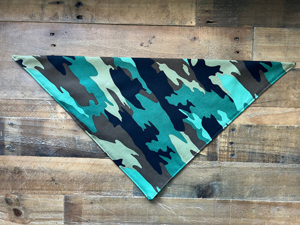 camouflage patterned Dog Bandana
