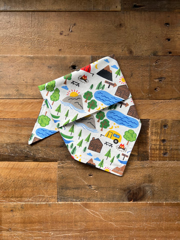 Camping Dog Bandana