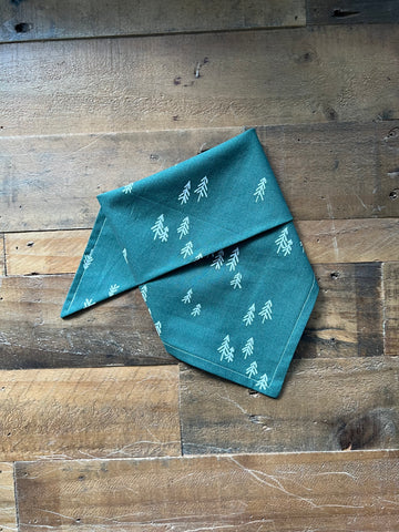 Christmas Holiday Trees Dog Bandana