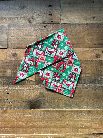 Christmas Stamps Dog Bandana