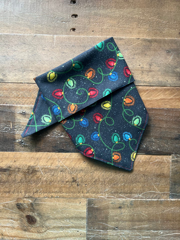 Christmas Lights Dog Bandana