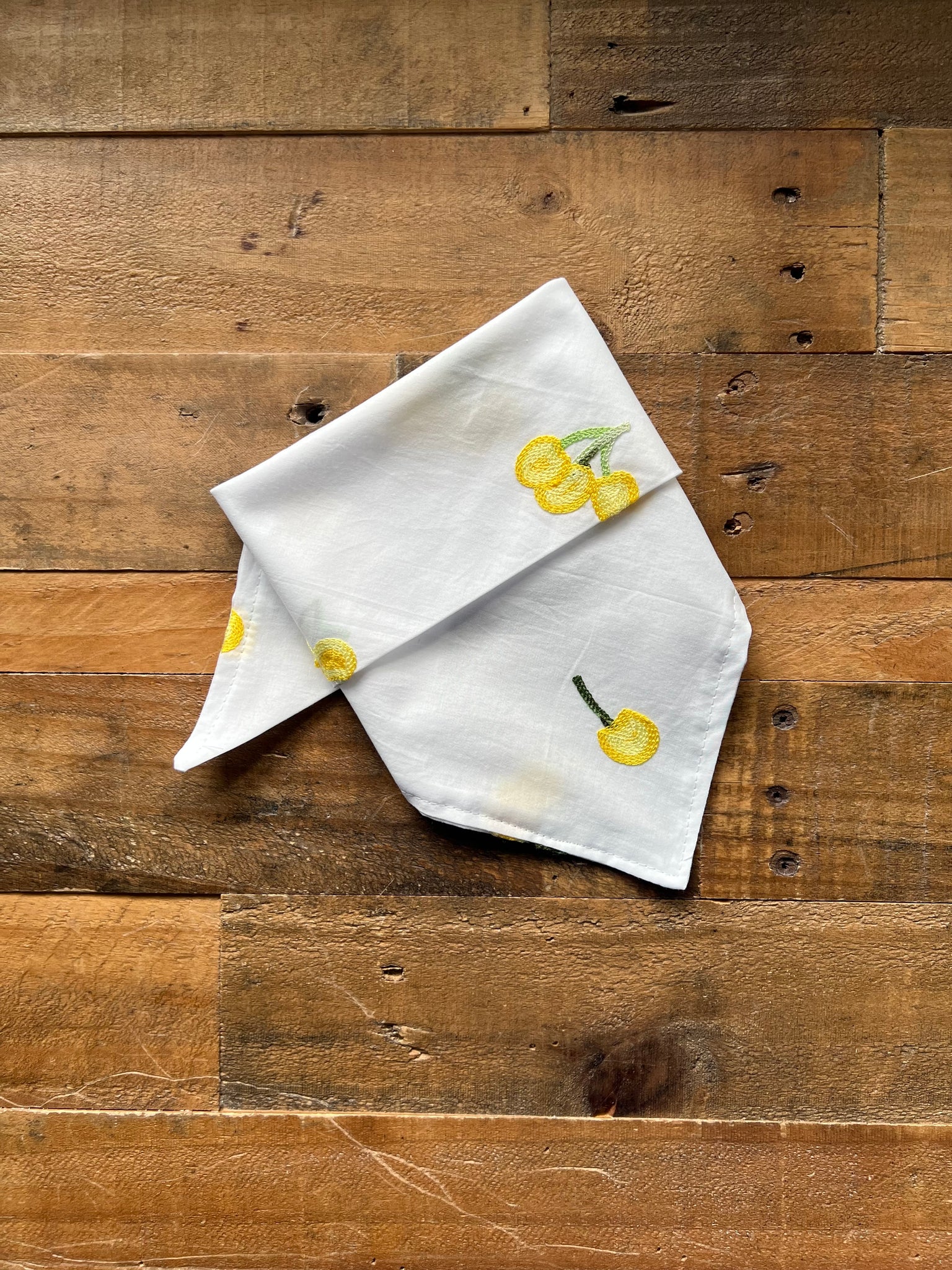 Ciliegie Gialle Dog Bandana