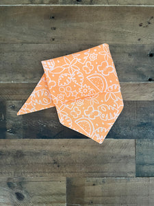 Coral Tropical Dog Bandana