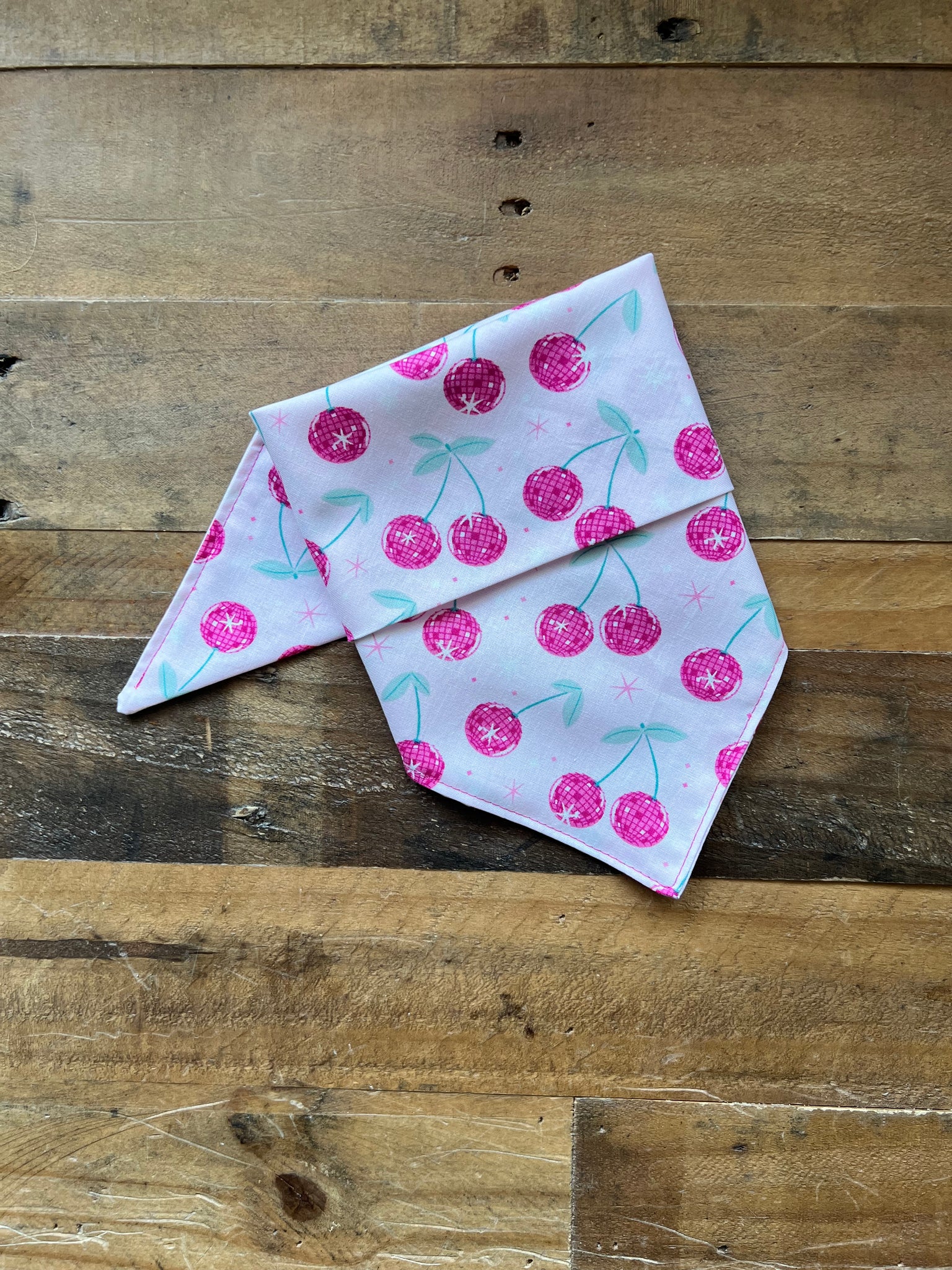 Disco Cherries Dog Bandana