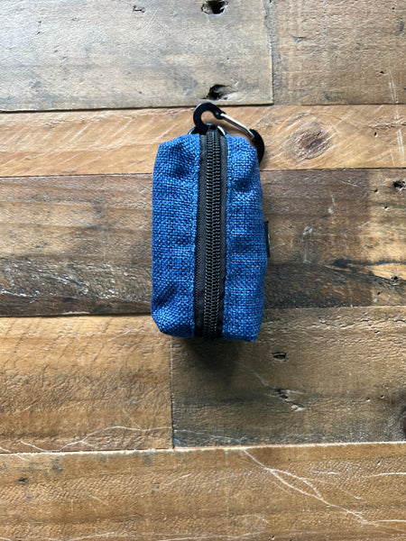 Organic Hemp Dog Poop Bag Holder - Dark Blue