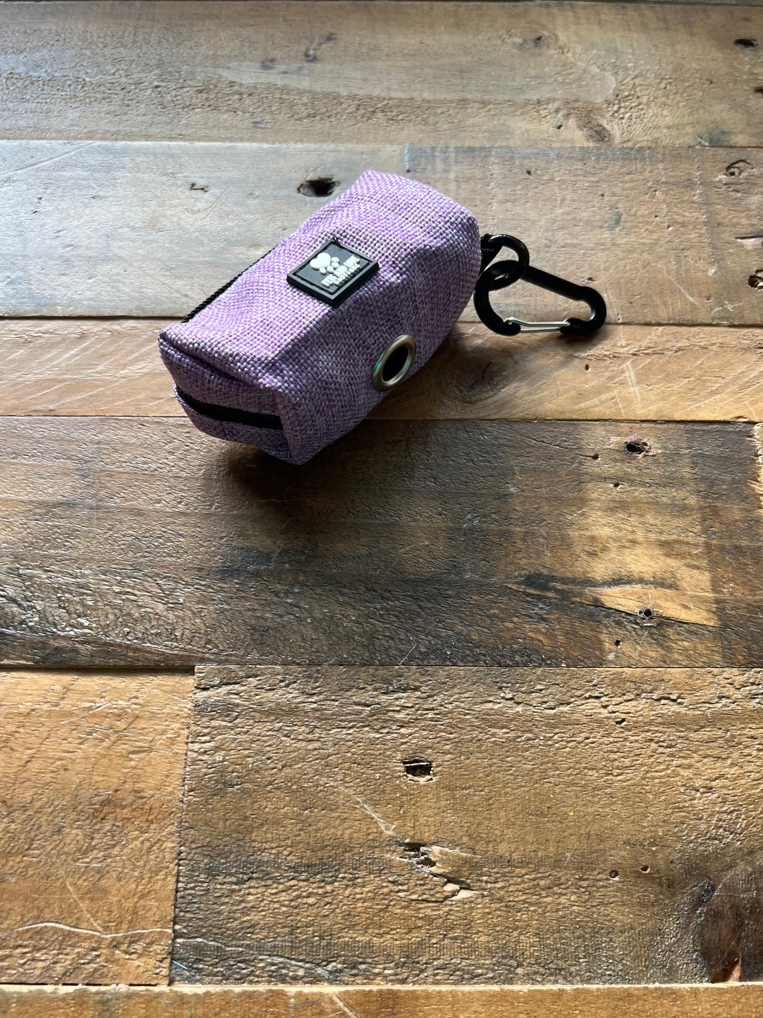 Organic Hemp Dog Poop Bag Holder - Lilac