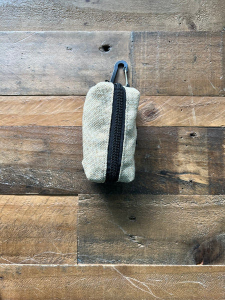 Organic Hemp Dog Poop Bag Holder - Tan