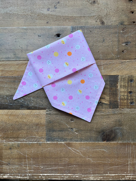 Easter Bunnies and Chicks Dog Bandana