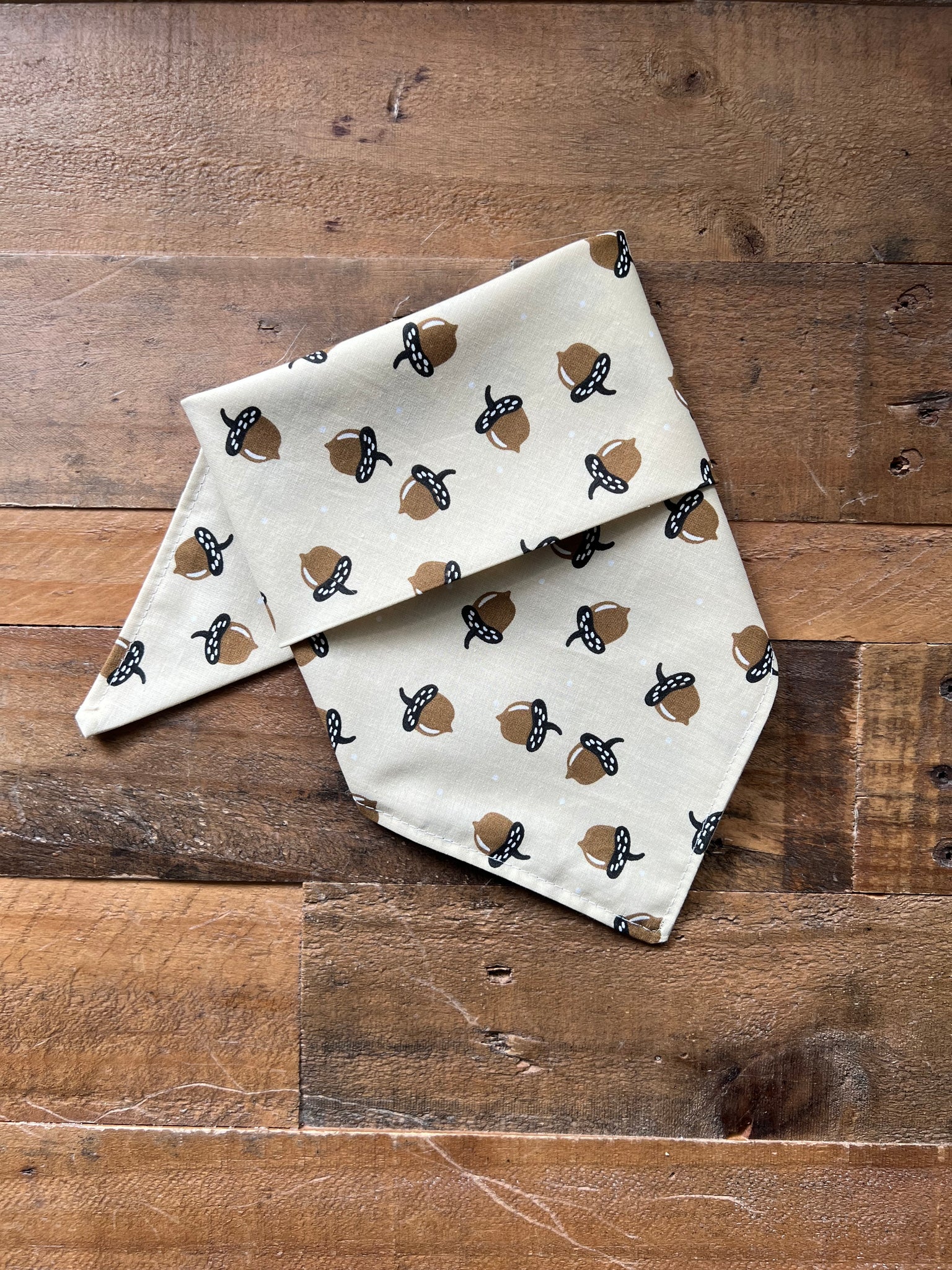 Fall Acorns Dog Bandana