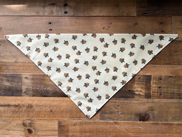 Fall Acorns Dog Bandana