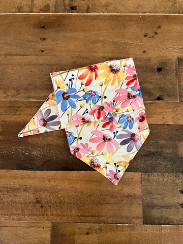 Fall Flowers Dog Bandana