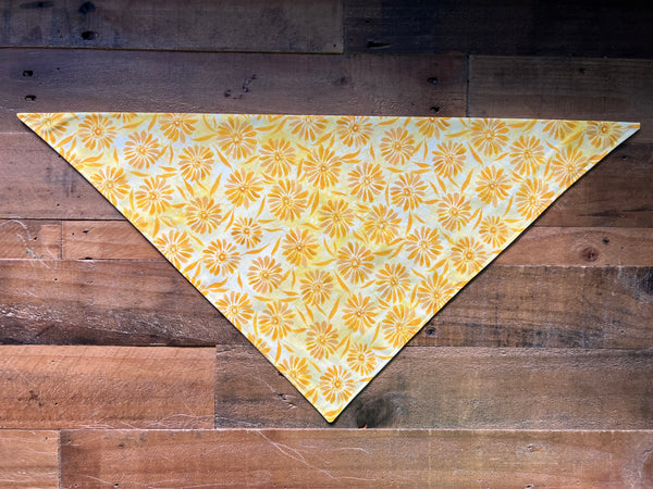 Fall Golden Flowers Dog Bandana