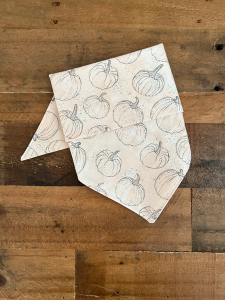 Fall Big Pumpkins Dog Bandana