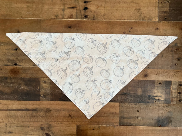 Fall Big Pumpkins Dog Bandana
