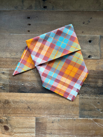Fall Orange Flannel Plaid