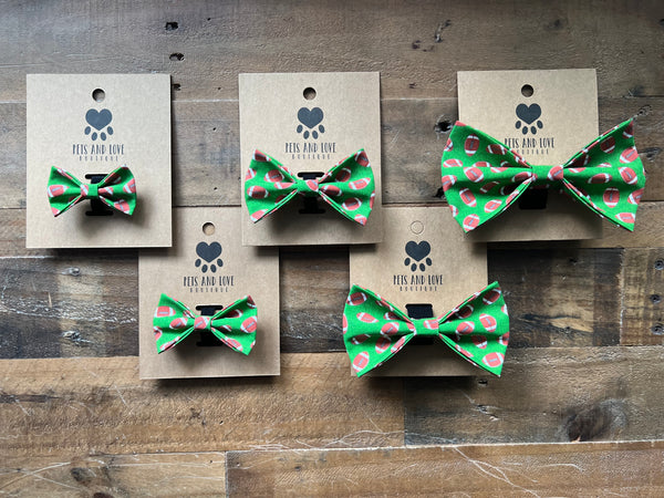 Footballs Pet Bow Tie