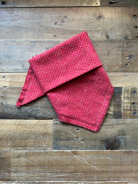 Valentines Flannel Dog Bandana
