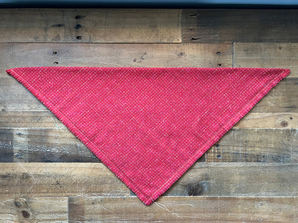 Valentines Flannel Dog Bandana