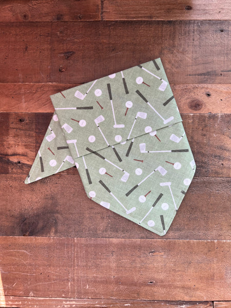 Golf Dog Bandana