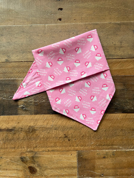 Gotcha Day Pink Bandana