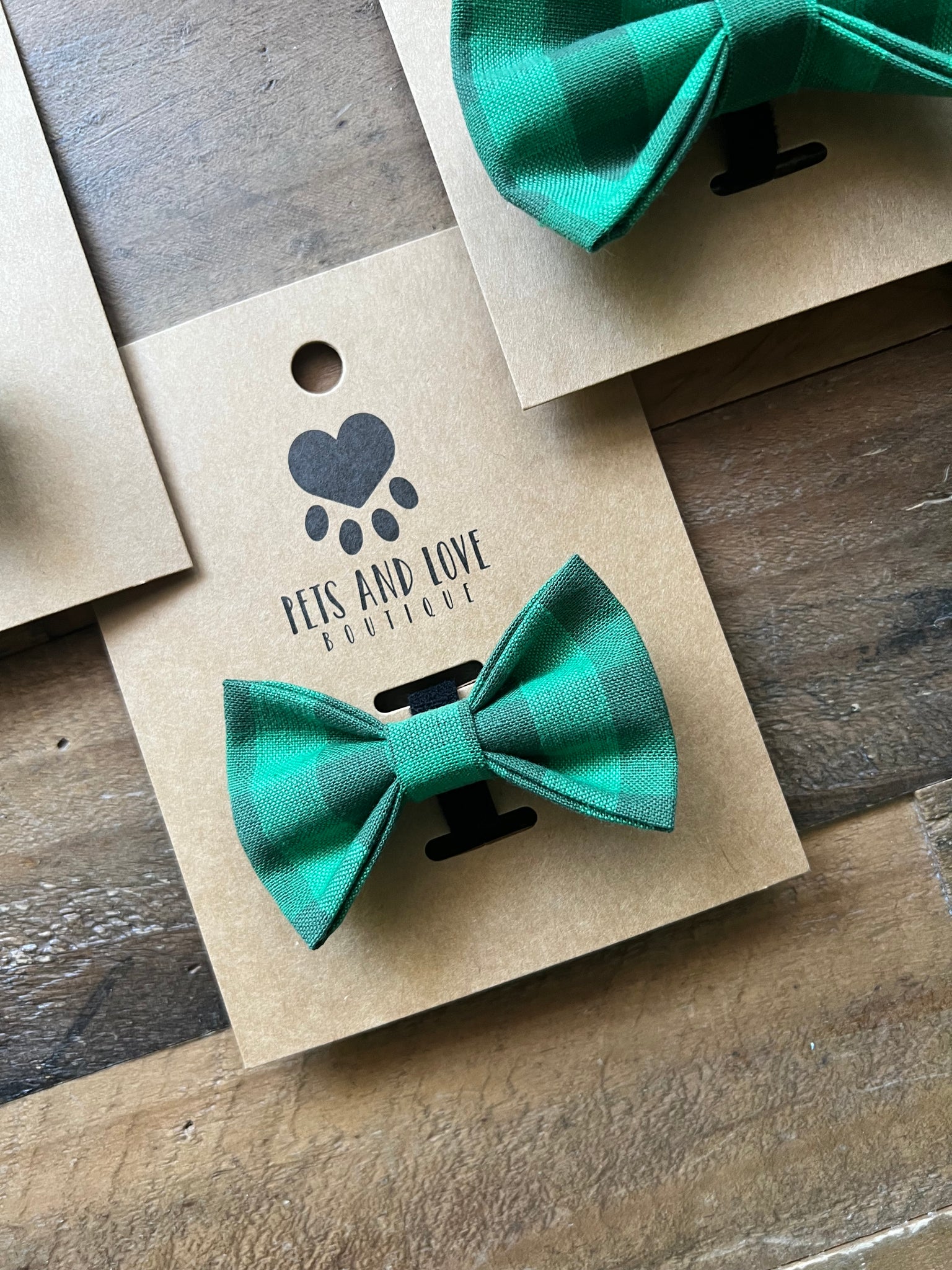 Christmas Green Pet Bow Tie