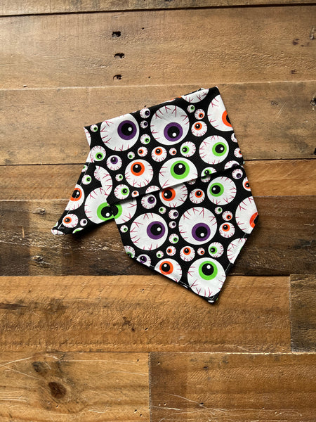 Halloween - Crazy Eyes Dog Bandana