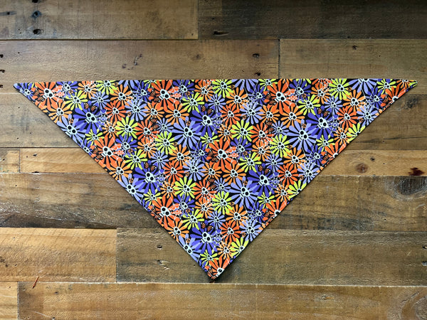 Halloween - Daisy Skulls Dog Bandana