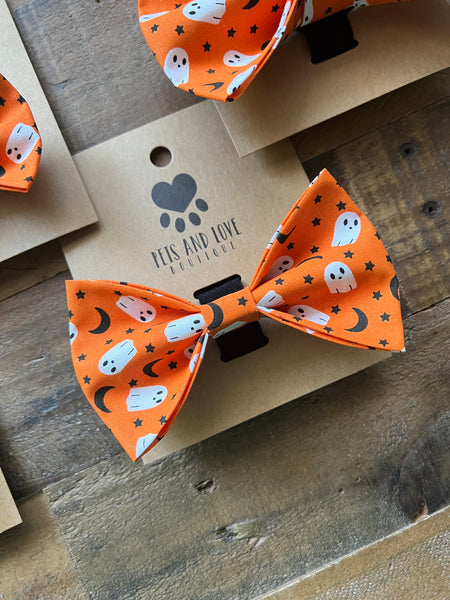 Halloween Ghosts Pet Bow Tie