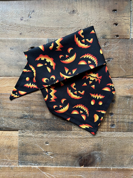 Halloween Jack-O-Lantern Dog Bandana