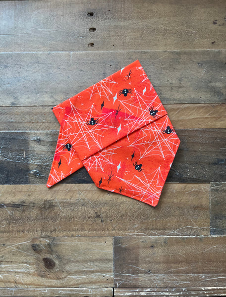 Halloween Retro Spiders - Orange