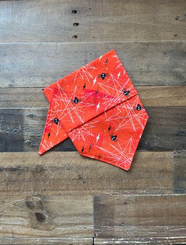 Halloween Retro Spiders - Orange