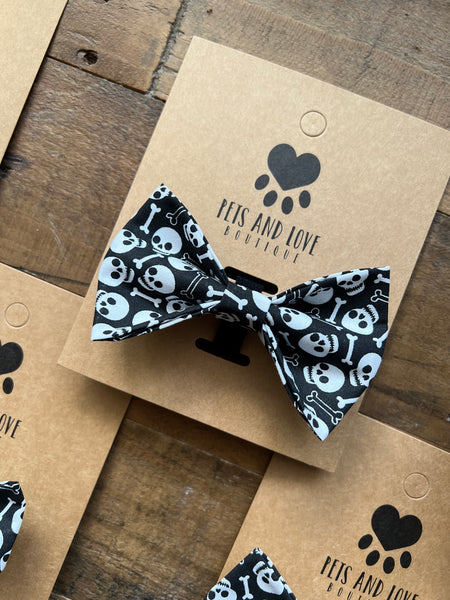 Halloween Skulls Bow Tie