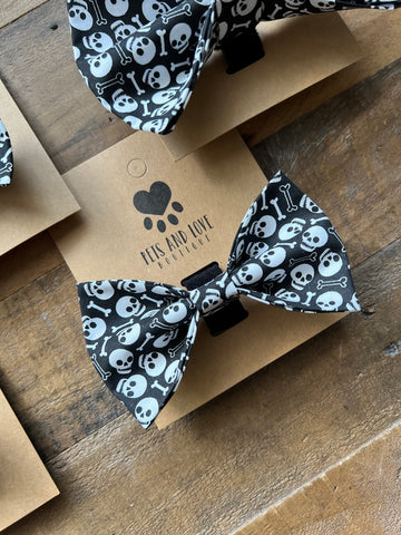 Halloween Skulls Bow Tie