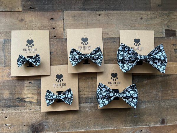 Halloween Skulls Bow Tie