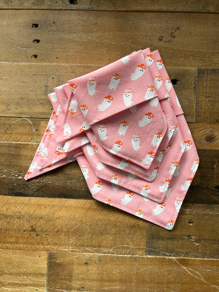 Halloween Western Ghosts Dog Bandana