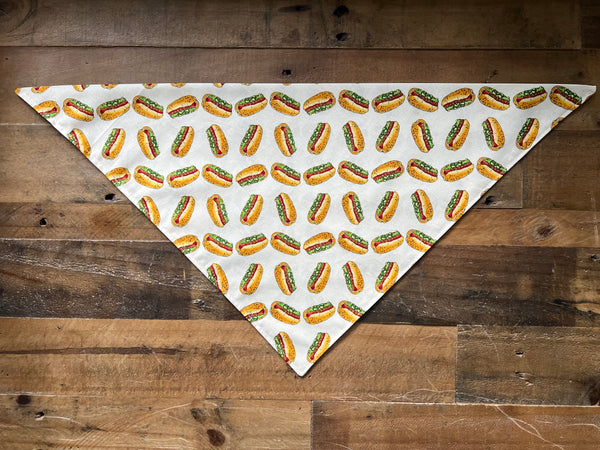 Hot Dogs Dog Bandana