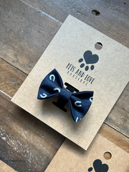 Horse Shoe Pet Bow Tie