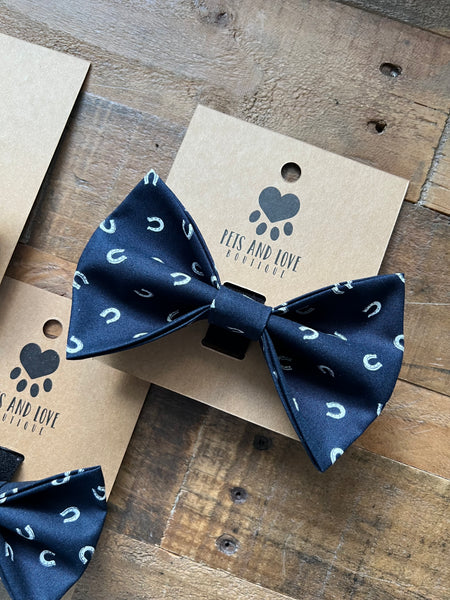 Horse Shoe Pet Bow Tie