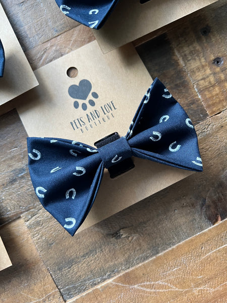 Horse Shoe Pet Bow Tie