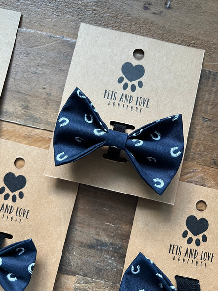 Horse Shoe Pet Bow Tie