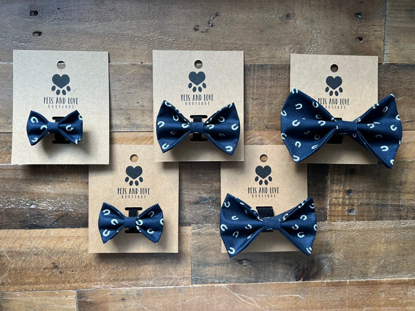 Horse Shoe Pet Bow Tie
