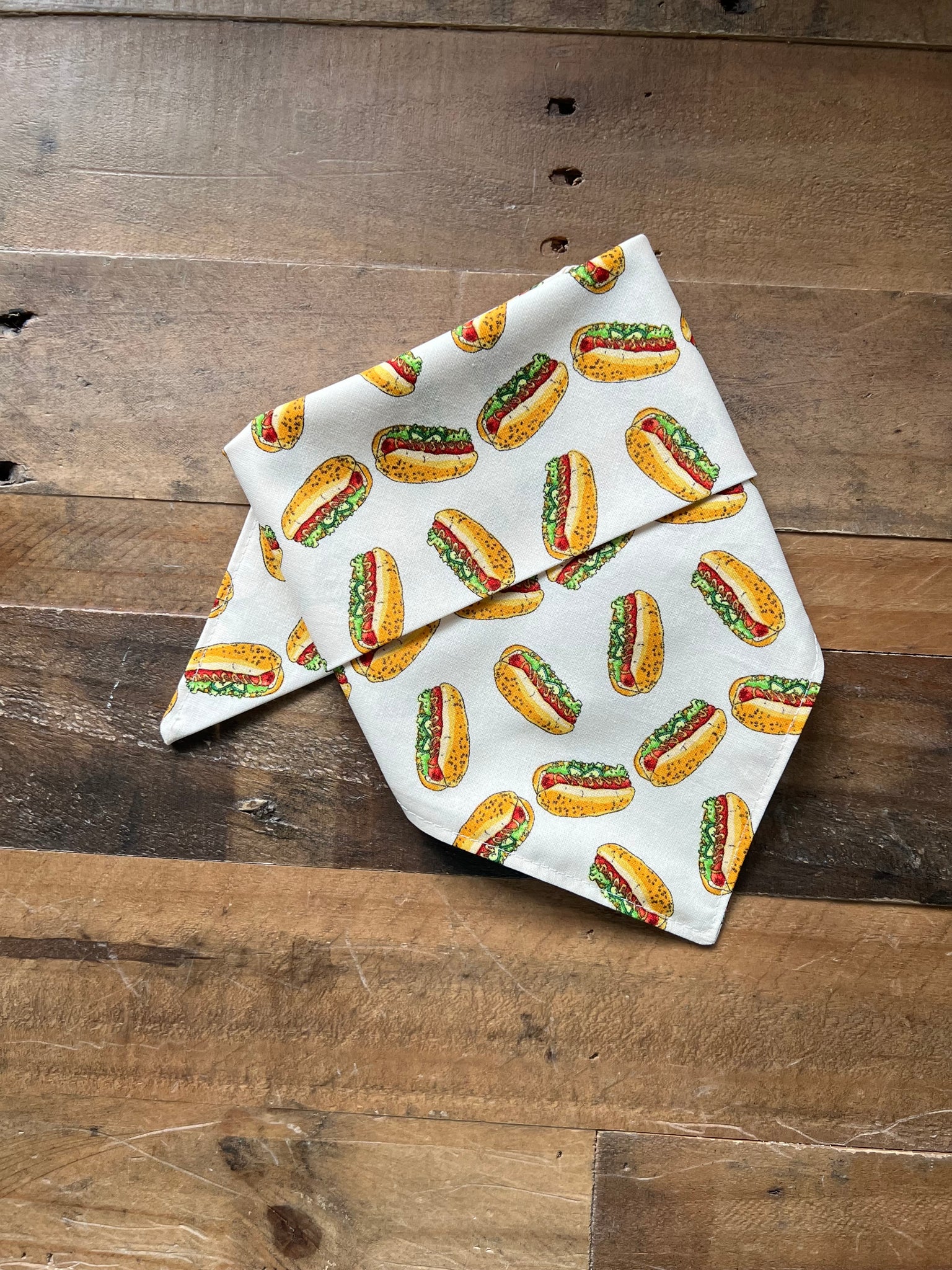 Hot Dogs Dog Bandana