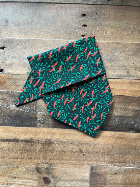 Hot Peppers Dog Bandana