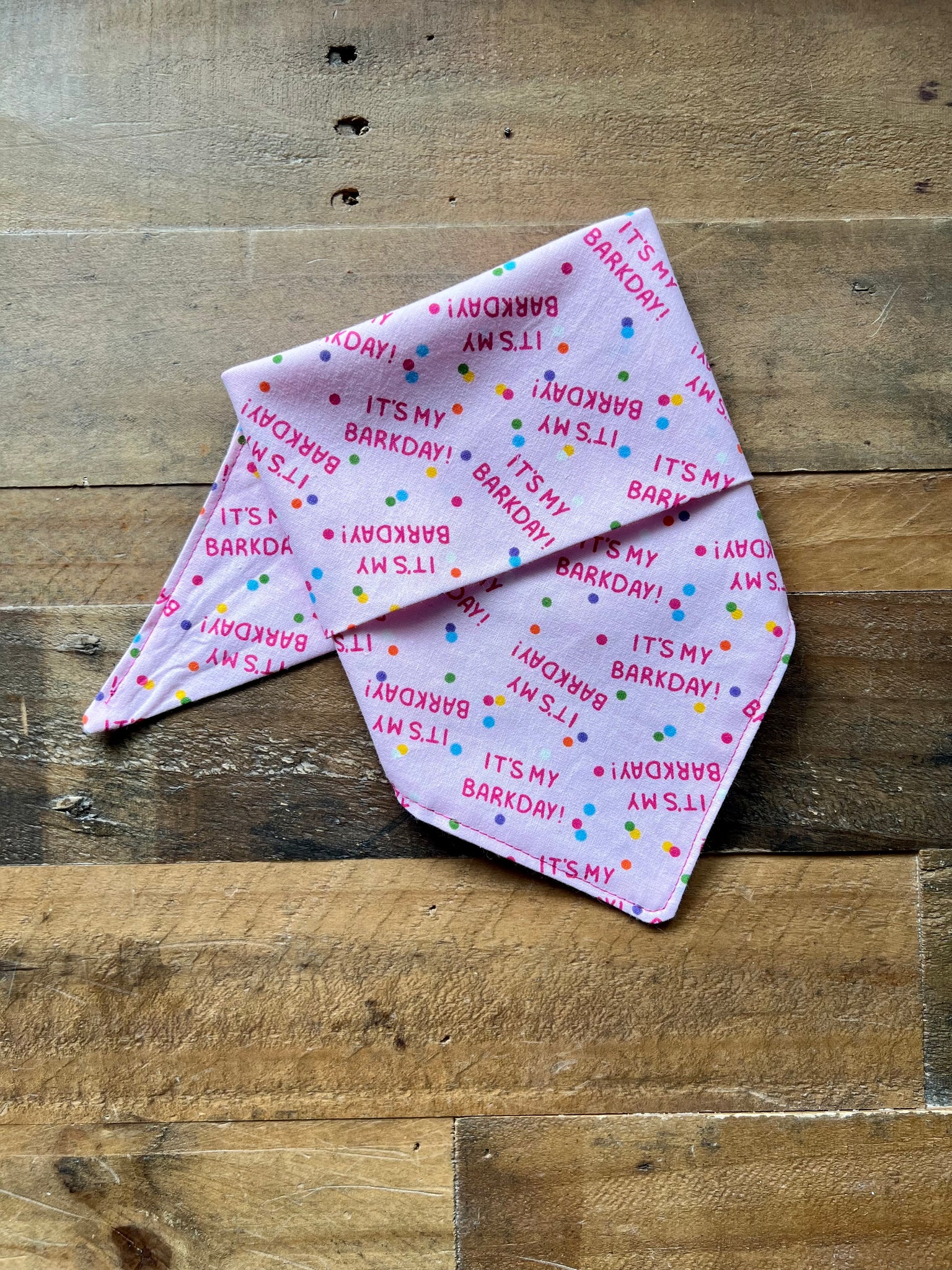 Barkday Bandana Pink