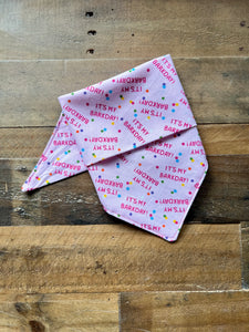 Barkday Bandana Pink