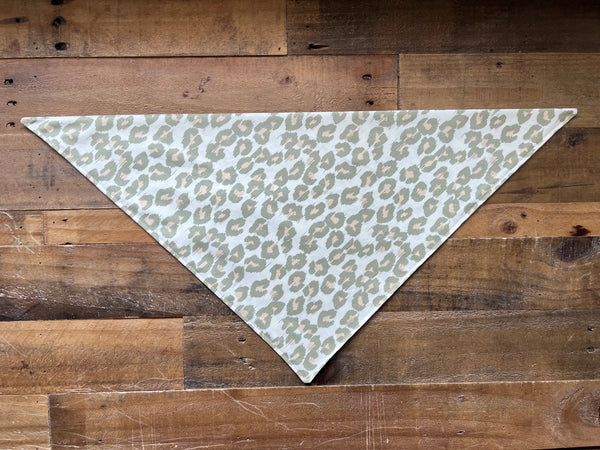 Leopard Print Dog Bandana